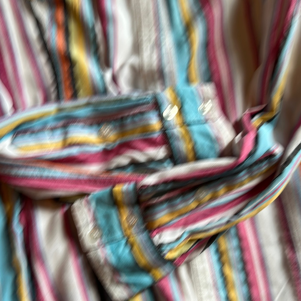 Panhandle Western Multicolor Striped Button-Up Sh… - image 3